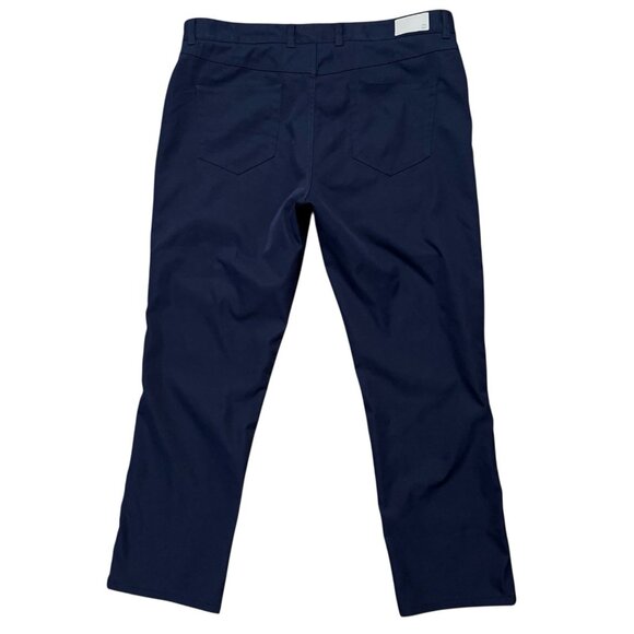 Peter Millar Pants Mens 38x32 (Fits 38x29) eb66 Performance 5-Pockets Golf Blue - Picture 2 of 7